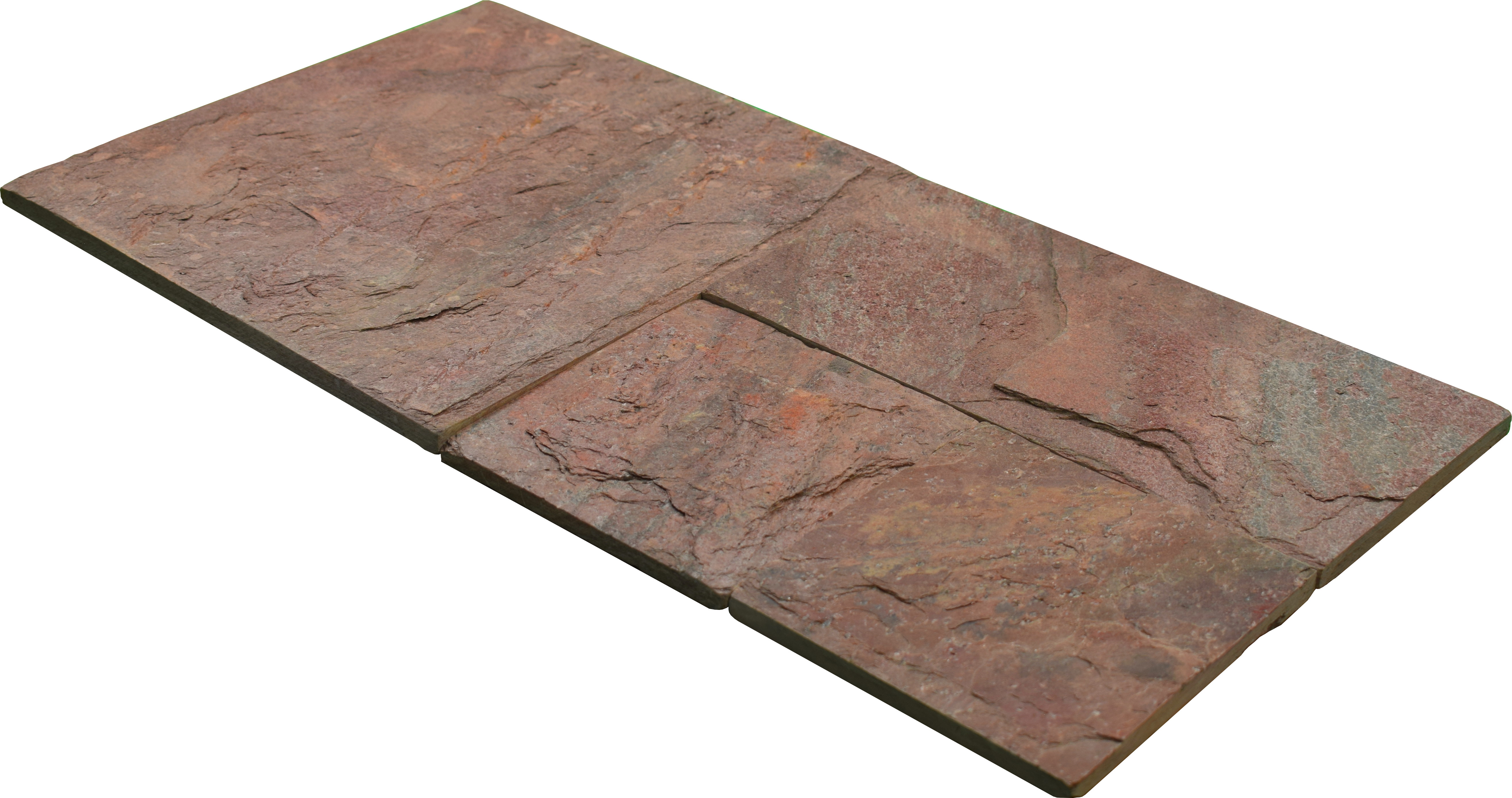 WL 00075 Antique Squares Cladding Natural Stone Wall Cladding | Contains Mixed Sizes of 300x300, 300x150, 150x150 mm | Stone is a Natural Product, Please Expect Variation in Shades