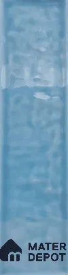 TL 03802 B Blue 300x75 mm Glossy Finish Ceramic Wall  Subway Tile - 10 mm