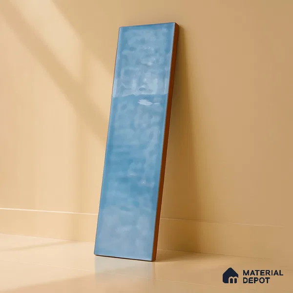 TL 03802 B Blue 300x75 mm Glossy Finish Ceramic Wall Subway Tile - 10 mm