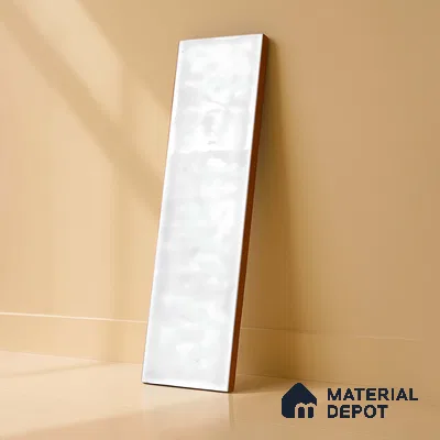 TL 03802 G White 300x75 mm Glossy Finish Ceramic Wall  Subway Tile - 10 mm