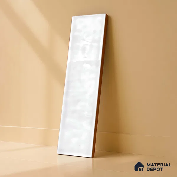 TL 03802 G White 300x75 mm Glossy Finish Ceramic Wall  Subway Tile - 10 mm
