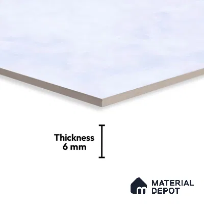 TL 01893 A Arctic Light 18 x 12 inch Glossy Finish Ceramic Wall Tile - 6 mm