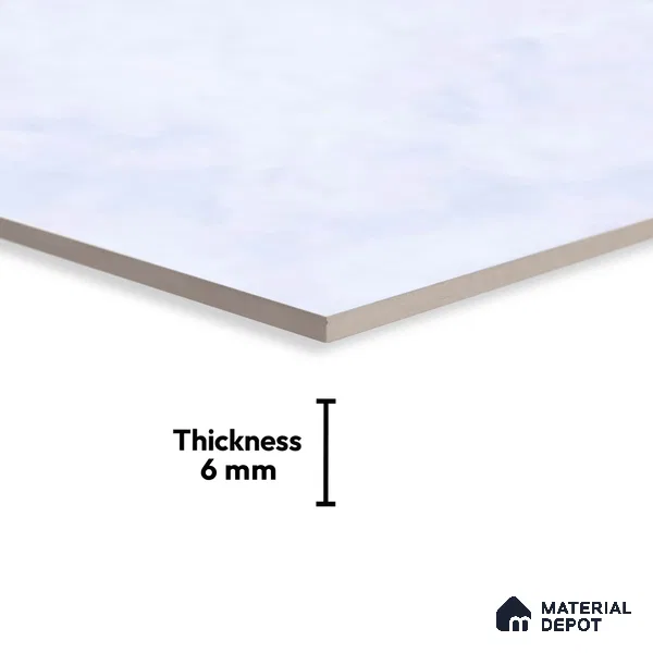 TL 01893 A Arctic Light 18 x 12 inch Glossy Finish Ceramic Wall Tile - 6 mm