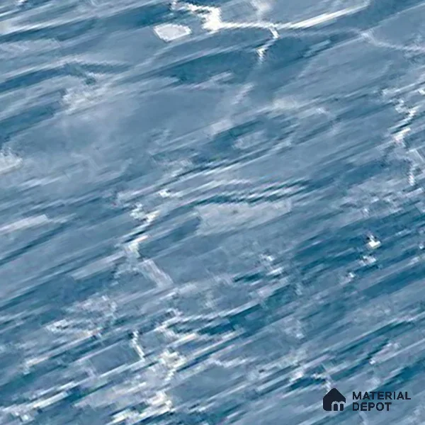 TL 01893 C Azure Blue Dark 18 x 12 inch Glossy Finish Ceramic Wall Tile - 6 mm