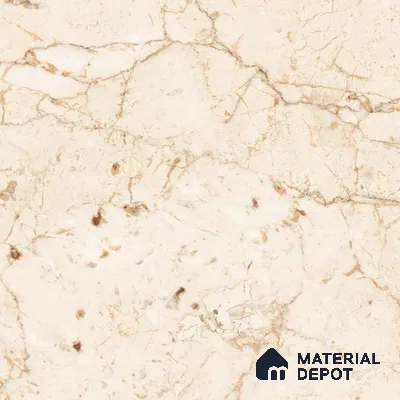 Budget Friendly Marble Floor & Wall Tile Value For Money TL 05597 Crema Arenado 4 ft x 2 ft - Vitrified Glossy Finish -9 mm | 3 Random Design | Suitable for Living Room, Bedroom & Bathroom