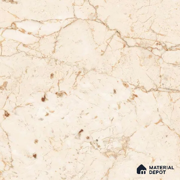 Budget Friendly Marble Floor & Wall Tile Value For Money TL 05597 Crema Arenado 4 ft x 2 ft - Vitrified Glossy Finish -9 mm | 3 Random Design | Suitable for Living Room, Bedroom & Bathroom
