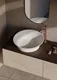 Armani Marble Rouge Des Pyrenees Translucent Basin BS 00231 M 460 x 460 mm Artificial Stone Acrylic Body Stain Free Designer Basin - 145 mm | Suitable For Bathroom, Vanity & Utility Areas | Image 01