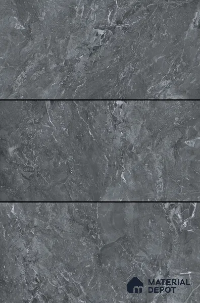 Marble Wall & Floor Tile TL 05311 Aurelio Polar Dark 4 ft x 2 ft Vitrified Glossy Finish - 9 mm | Suitable for Living Room, Bedroom, Feature / Accent Walls & Highlighter Wall (Sample)