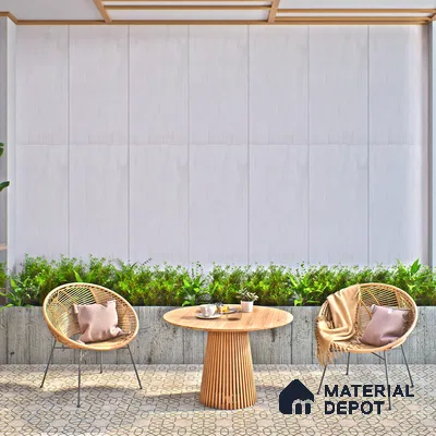 TL 04446 Artstone Natural 4 ft x 2 ft Digital Punch Matte Finish Vitrified Tile - 9 mm (Sample)