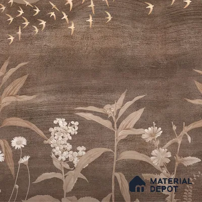 Arzoo, Abstract Theme Room Wallpaper, Customised Sukoon Series Canvas Abstract Design (Customised Size Wallpaper)