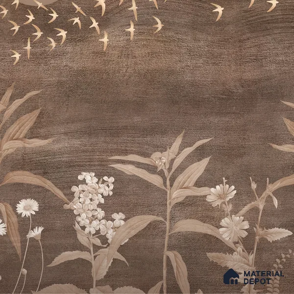 Arzoo, Abstract Theme Room Wallpaper, Customised Sukoon Series Canvas Abstract Design (Customised Size Wallpaper)