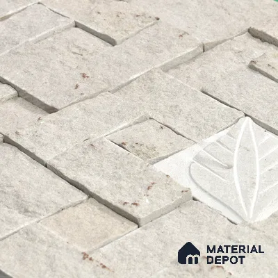 WL 00081 Aspen 300 x 300 mm Natural Stone Wall Cladding |  Stone is a Natural Product, Please Expect Variation in Shades