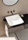 Auckland Marble Rouge Des Pyrenees Translucent Basin BS 00214 M 420 x 420 mm Artificial Stone Acrylic Body Stain Free Designer Basin - 110 mm | Suitable For Bathroom, Vanity & Utility Areas | Image 01