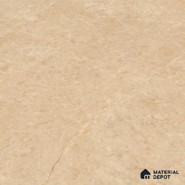 Budget Friendly Large Format Marble Floor Tile TL 04396 Avira Beige Glossy Finish Vitrified Colorbody Tile - 15 mm | Suitable for Living Room, Bedroom, Office | Adhesive and Spacers Must be Used During Installation