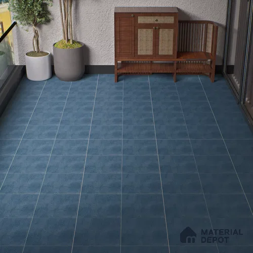 Parking Floor Tile TL 07577 Azure Echo | 16 x 16 inch | Anti Slip Matte Finish Heavy Duty Vitrified Tile - 12 mm | Suitable For High Traffic Areas, Bathroom, Balcony | Pattern Alignment May Vary | 2-3 mm Spacer is Mandatory