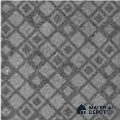 Subway Wall Tile TL 04976 Marrakech Compact Chevron Grey 8 x 8 inch Ceramic Matte Finish - 10 mm | Suitable for Highlighter Walls, Foyer, Bathroom, Kitchen Wall & Backsplashes (Sample)