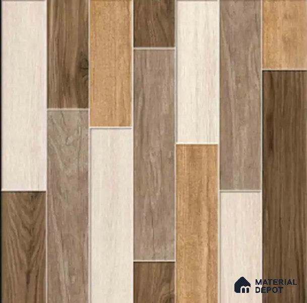 TL 00458 Beaver Brown 2 ft x 2 ft Matte Finish Digital Porcelain Floor & Wall Tile - 9.5 mm
