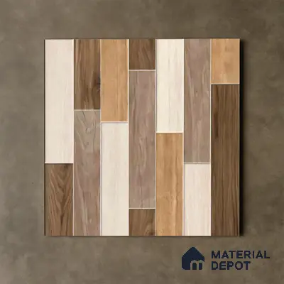 TL 00458 Beaver Brown 2 ft x 2 ft Matte Finish Digital Porcelain Floor & Wall Tile - 9.5 mm