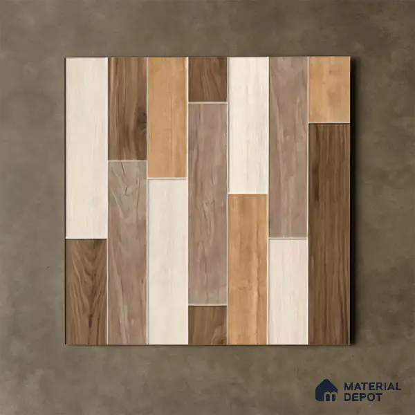TL 00458 Beaver Brown 2 ft x 2 ft Matte Finish Digital Porcelain Floor & Wall Tile - 9.5 mm