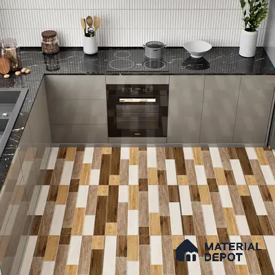 TL 00458 Beaver Brown 2 ft x 2 ft Matte Finish Digital Porcelain Floor & Wall Tile - 9.5 mm