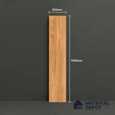 TL 02327 Beige 1000 x 200 mm Matte Finish Porcelain Wall & Floor Tile - 9 mm | 2-3 mm Spacer is Mandatory