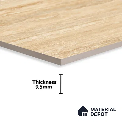 TL 02934 Beige 2 ft x 2 ft Glossy Finish Vitrified Floor & Wall Tile - 9.5 mm