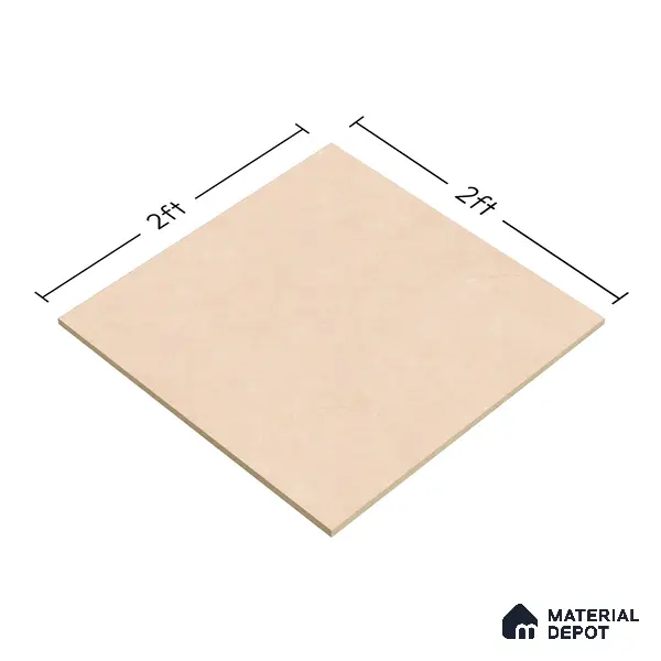TL 00578 Beige 2 ft x 2 ft Matte Finish Digital Porcelain Floor & Wall Tile - 9.5 mm