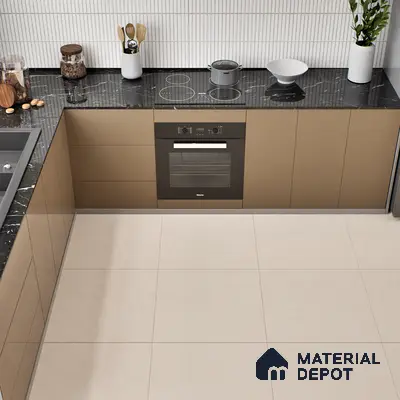 TL 00578 Beige 2 ft x 2 ft Matte Finish Digital Porcelain Floor & Wall Tile - 9.5 mm