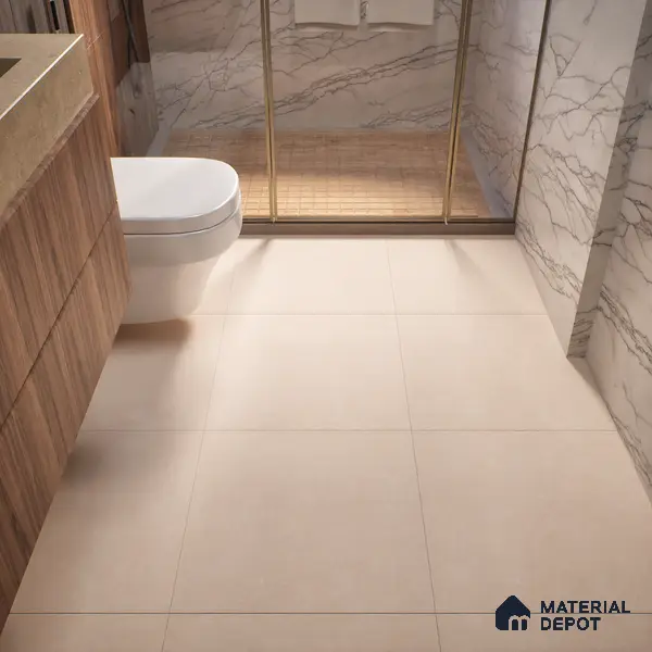 TL 00578 Beige 2 ft x 2 ft Matte Finish Digital Porcelain Floor & Wall Tile - 9.5 mm