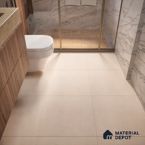 TL 00578 Beige 2 ft x 2 ft Matte Finish Digital Porcelain Floor & Wall Tile - 9.5 mm