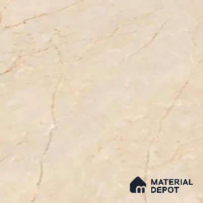 TL 00349 Beige 6 ft x 4 ft Glossy Finish Endless Vitrified Wall & Floor Tile - 9 mm | Adhesive and Spacers Must be Used During Installation