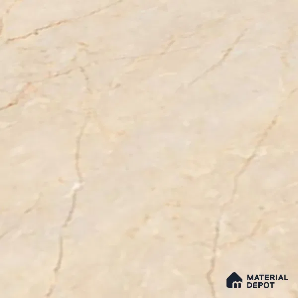 TL 00349 Beige 6 ft x 4 ft Glossy Finish Endless Vitrified Wall & Floor Tile - 9 mm | Adhesive and Spacers Must be Used During Installation