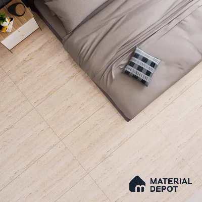 Marble Floor & Wall Tile TL 05615 Beige Blanco 4 ft x 2 ft Matte Finish Vitrified Tile - 9 mm