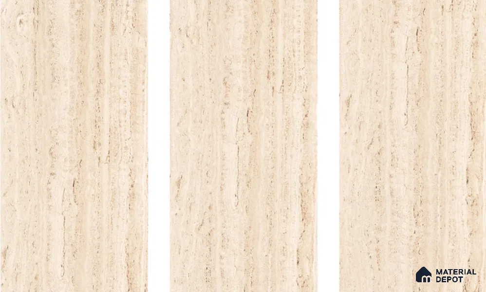 Marble Floor & Wall Tile TL 05615 Beige Blanco 4 ft x 2 ft Matte Finish Vitrified Tile - 9 mm