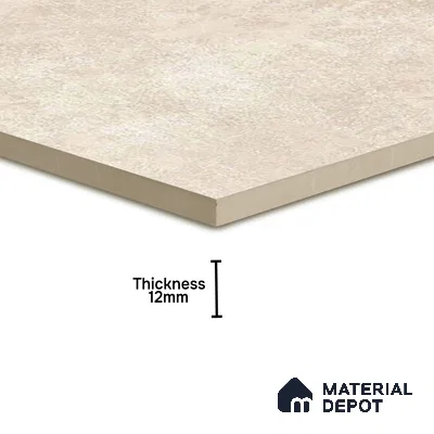 Parking Rustic Floor Tile TL 06311 Beige Crema 16 x 16 inch Heavy Duty Glazed Vitirified Tile - 12 mm | Pattern Alignment May Vary | 2-3 mm Spacer is Mandatory (Sample)