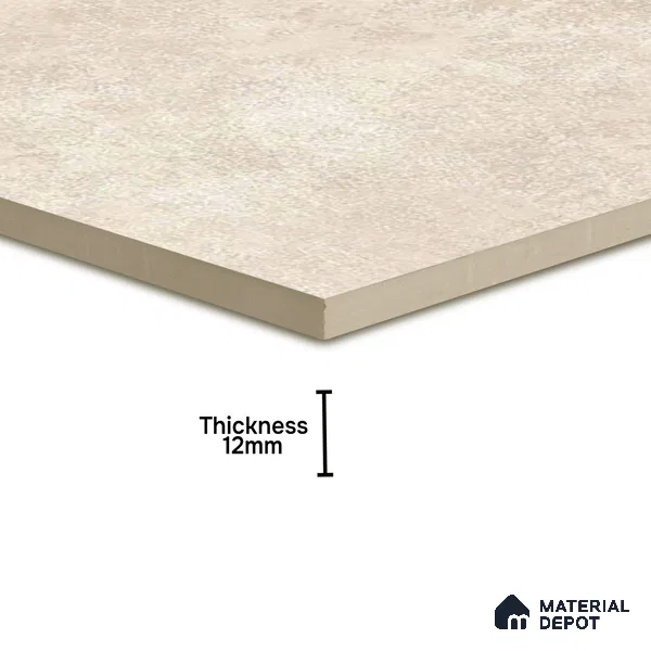 Parking Rustic Floor Tile TL 06311 Beige Crema 16 x 16 inch Heavy Duty Glazed Vitirified Tile - 12 mm | Pattern Alignment May Vary | 2-3 mm Spacer is Mandatory (Sample)