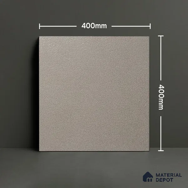 Budget Friendly Plain Look Value for Money Parking Beige Crema Floor Tile 16 x 16 inch | TL 00591 | Vitrified Matte Finish Tile - 12 mm | Suitable For Parking, Outdoor, Balcony & Terrace | Pattern Alignment May Vary | 2-3 mm Spacer is Mandatory