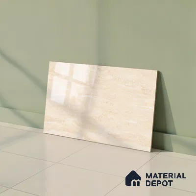 TL 01889 B Marshmallow Light 18 x 12 inch Glossy Finish Ceramic Wall Tile - 6 mm
