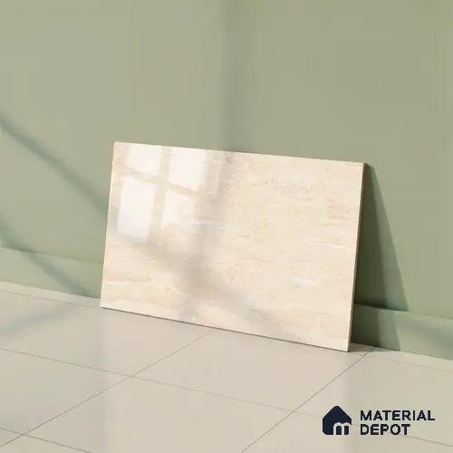 TL 01889 B Marshmallow Light 18 x 12 inch Glossy Finish Ceramic Wall Tile - 6 mm