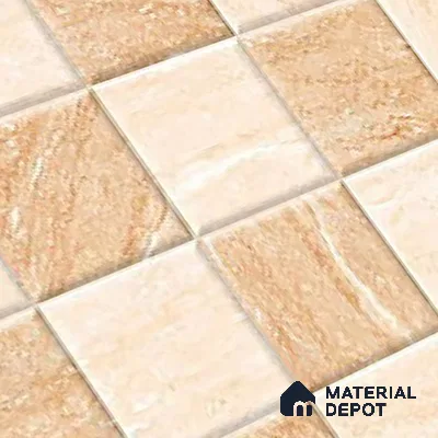 TL 01889 C Creamy Brown Highlighter 1 18 x 12 inch Glossy Finish Ceramic Wall Tile - 6 mm