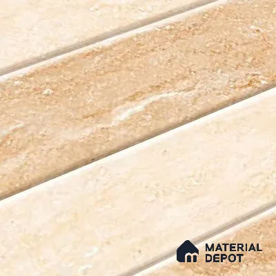 TL 01889 E Cream Highlighter 3 18 x 12 inch Glossy Finish Ceramic Wall Tile - 6 mm