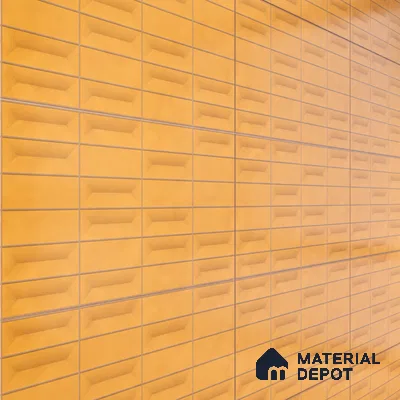 Faux Subway Wall Tile TL 06513 B  SR GL 8050 24 inch x 12 inch Ceramic Glossy Finish - 8 mm | Suitable for Accent / Feature Walls, Bathroom, Kitchen Wall & Backsplashes | Please Expect a Slight Variation of Pattern (Sample)