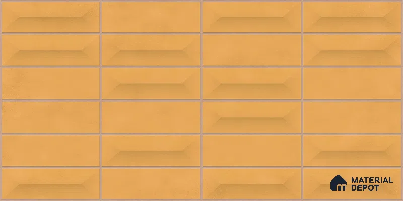 Faux Subway Wall Tile TL 06513 B  SR GL 8050 24 inch x 12 inch Ceramic Glossy Finish - 8 mm | Suitable for Accent / Feature Walls, Bathroom, Kitchen Wall & Backsplashes | Please Expect a Slight Variation of Pattern (Sample)