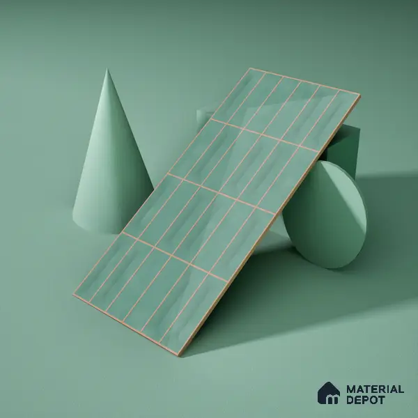 Faux Subway Wall Tile TL 06513 D  SR GL 8056 24 inch x 12 inch Ceramic Glossy Finish - 8 mm | Suitable for Accent / Feature Walls, Bathroom, Kitchen Wall & Backsplashes | Please Expect a Slight Variation of Pattern