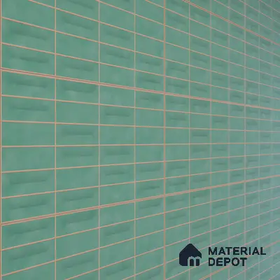 Faux Subway Wall Tile TL 06513 D  SR GL 8056 24 inch x 12 inch Ceramic Glossy Finish - 8 mm | Suitable for Accent / Feature Walls, Bathroom, Kitchen Wall & Backsplashes | Please Expect a Slight Variation of Pattern