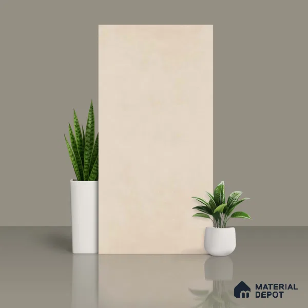 Stone Look Floor Tile TL 06644 B Hanging Leaf Base 4 ft x 2 ft Vitrified Matte Finish - 9 mm | (Random 3) | Suitable for Living Room, Bedroom, Bathroom, Kitchen, Office, Elevation & Dining (Sample)