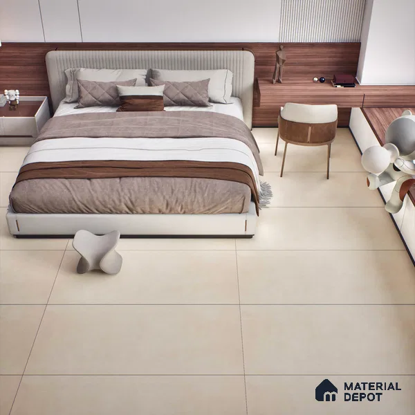 Stone Look Floor Tile TL 06644 B Hanging Leaf Base 4 ft x 2 ft Vitrified Matte Finish - 9 mm | (Random 3) | Suitable for Living Room, Bedroom, Bathroom, Kitchen, Office, Elevation & Dining (Sample)