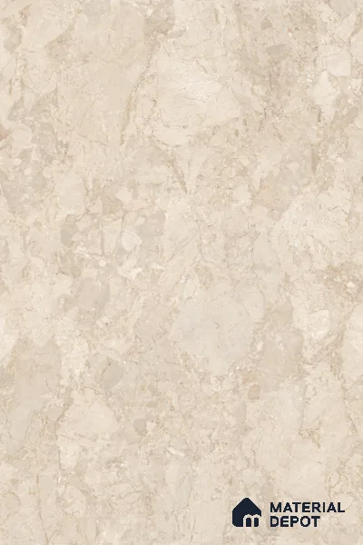 Marble Look Tile TL 08838 6 ft x 4 ft Glossy Finish Vitrified Tile - 9 mm | Adhesive and Spacers Must be Used During Installation