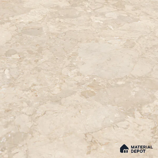 Marble Look Tile TL 08838 6 ft x 4 ft Glossy Finish Vitrified Tile - 9 mm | Adhesive and Spacers Must be Used During Installation