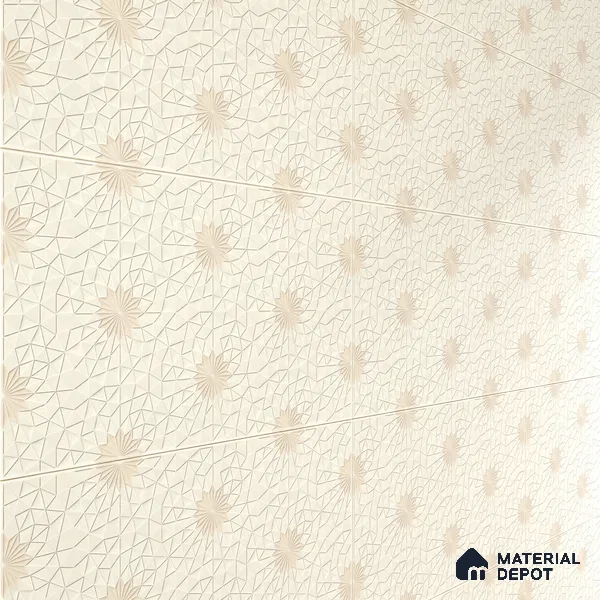 Highlighter Wall Tile TL 06488 Crystal Lattice 2 ft x 1 ft Ceramic Matte Finish - 8 mm | Suitable For Kitchen, Bathroom & Accent/Feature Wall